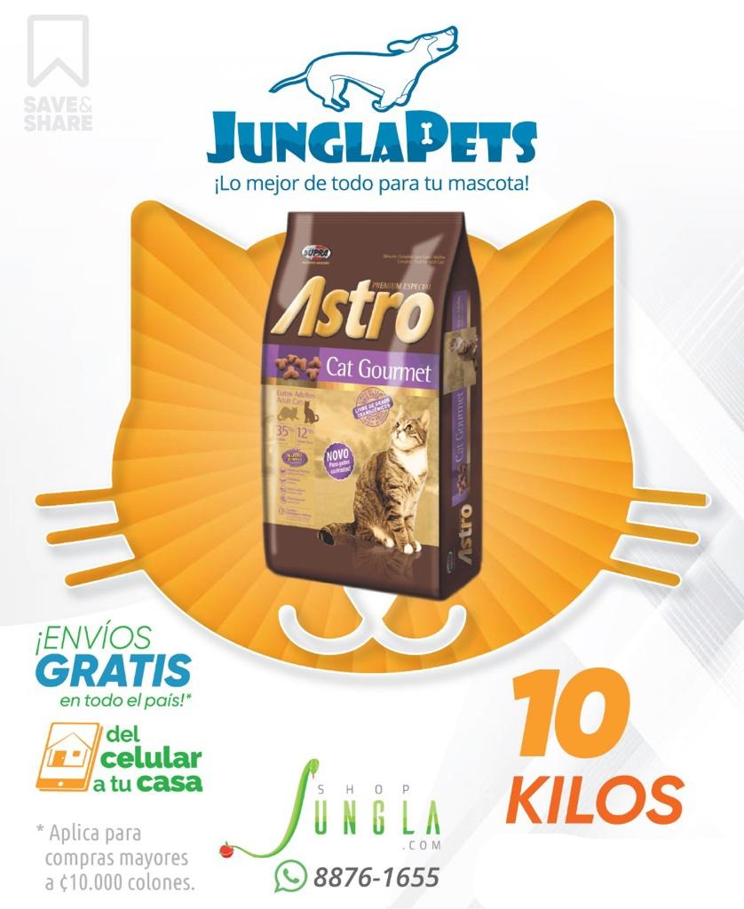 Astro Cat Gourmet 10 kilos